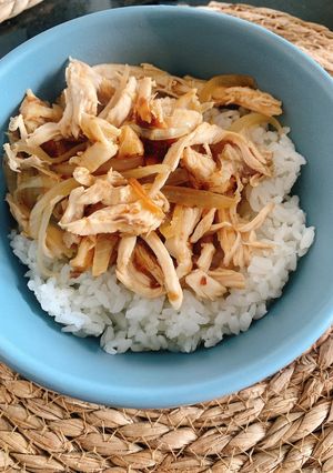 簡易雞肉飯 的食譜成品照片