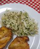Ensalada sencilla de col (repollo)