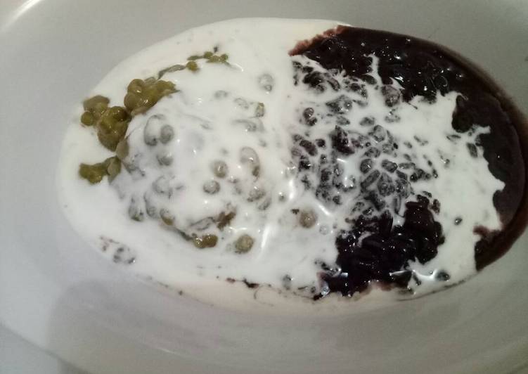 Burjo dan ketan hitam