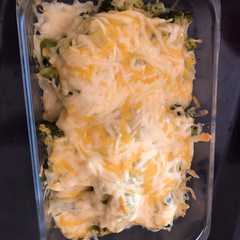 Una foto de Brócoli gratinada al horno