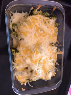 Una foto de Brócoli gratinada al horno