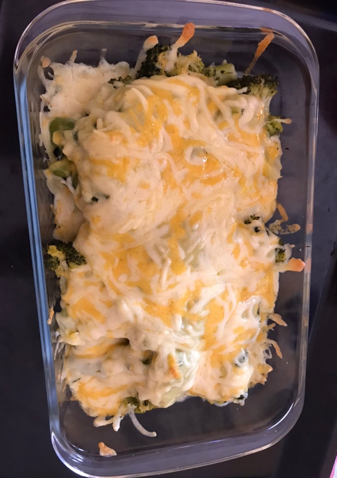 Una foto de Brócoli gratinada al horno