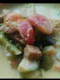 Sayur lodeh bumbu cabe ijo pedes