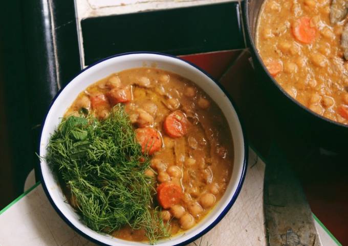 Easiest Way to Prepare Super Quick Homemade Revithia aka Greek Chickpea Stew (vegan)