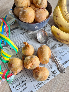 Une photo de Beignets de banane malgache express sans repos ou Mofo Akondro