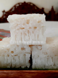 Foto resep Pak Tong Kho (Apem Putih dari tepung beras dengan air kelapa)