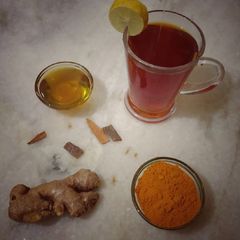A picture of Turmeric Tea.