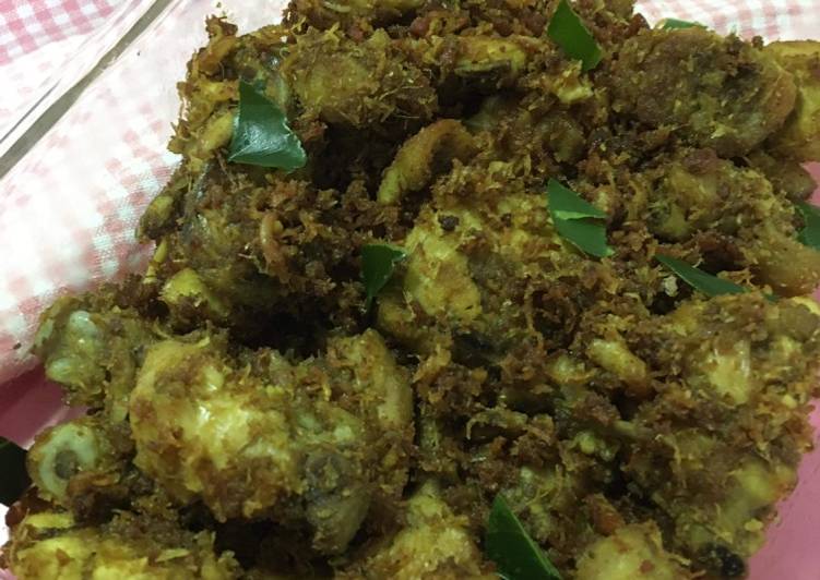 Bagaimana Menyiapkan Ayam Serundeng Kelapa????, Tidak Di Goreng  & tanpa MSG????, Bisa Manjain Lidah