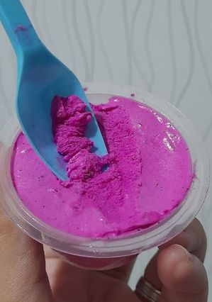 Foto resep Es Krim Buah Naga Simple