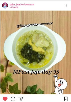 Foto resep MPasi 9m+ Bubur bawal+bayam merah