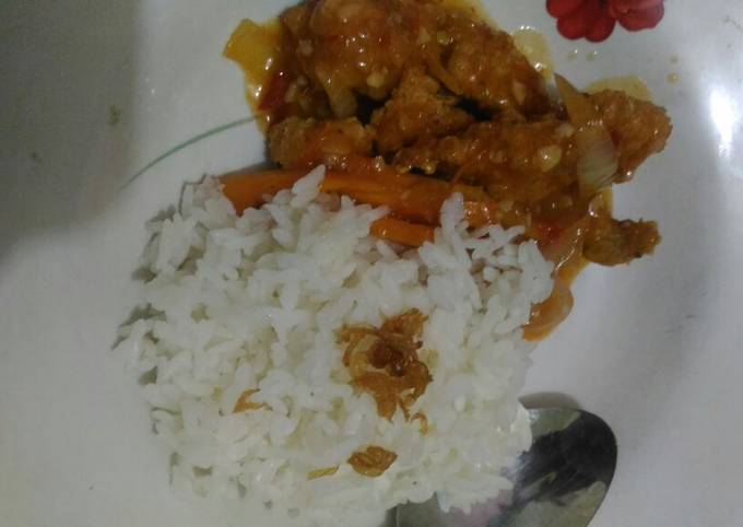 Resep Ayam Saus Asam Manis Pedas, Sempurna