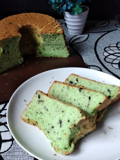 Foto resep Pandan Oreo Chiffon Cake