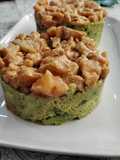 Tartar de filete de salmón y aguacate con cuscús