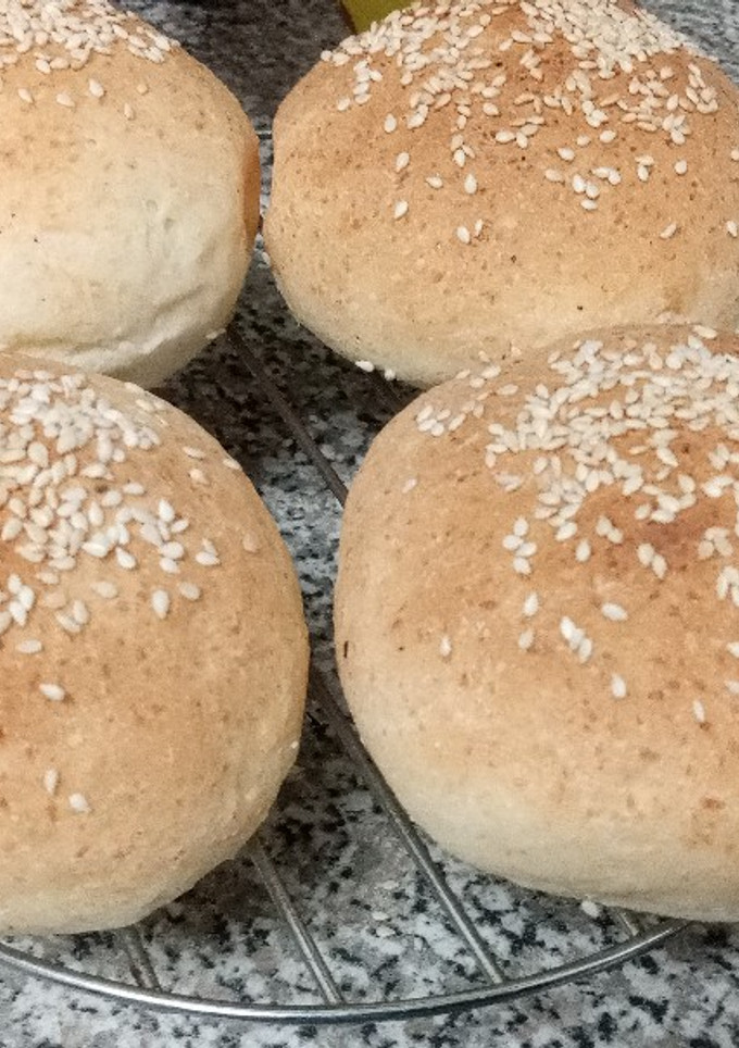 Una foto de Pan de hamburguesa sin gluten