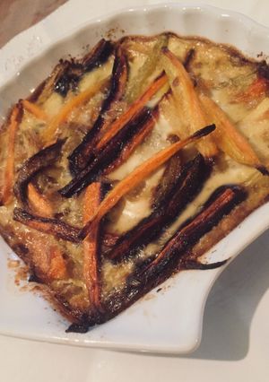 Une photo de Flan de carottes au lait de coco
