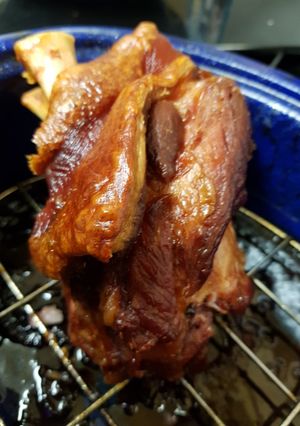 A picture of My Roast Ham Shank.😀.