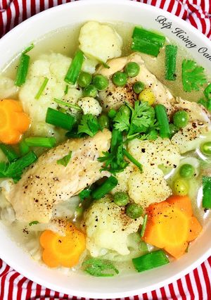 Hình của món Canh Cánh Gà Nấu Thập Cẩm.
