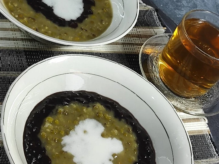 Cara Gampang Membuat Resep 3. Bubur Kacang Hijau &amp;amp; Ketan Hitam yang Bisa Manjain Lidah Anti Ribet, Lezat Sekali