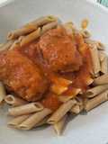 Carrilleras en Salsa con Pasta