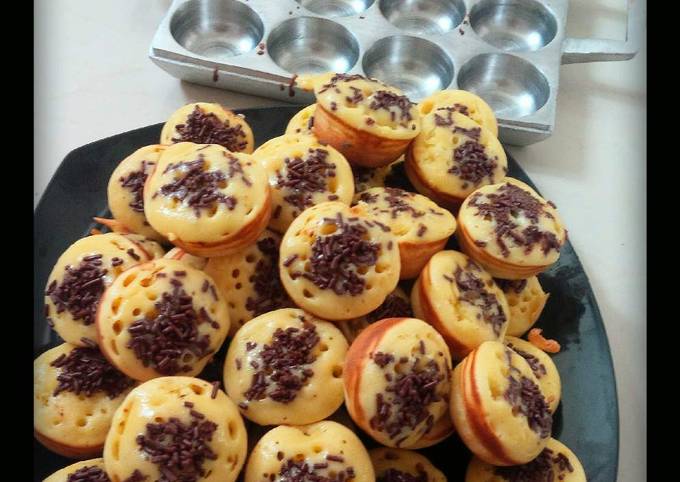 Kue Cubit no Mixer bisa buat bekal anak ;)
