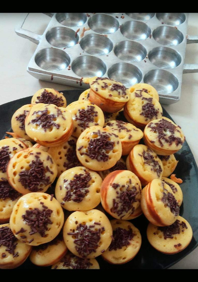 Foto resep Kue Cubit no Mixer bisa buat bekal anak ;)