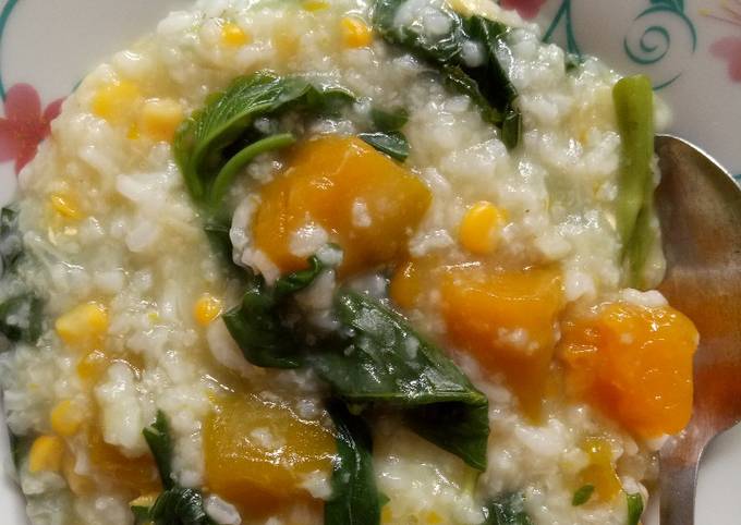 Langkah Mudah untuk Membuat Bubur sayur manado sederhana yang Lezat