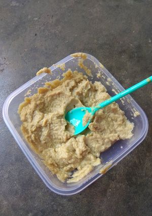 Foto resep [MPASI 6M+] Bubur lembut tempe mentimun