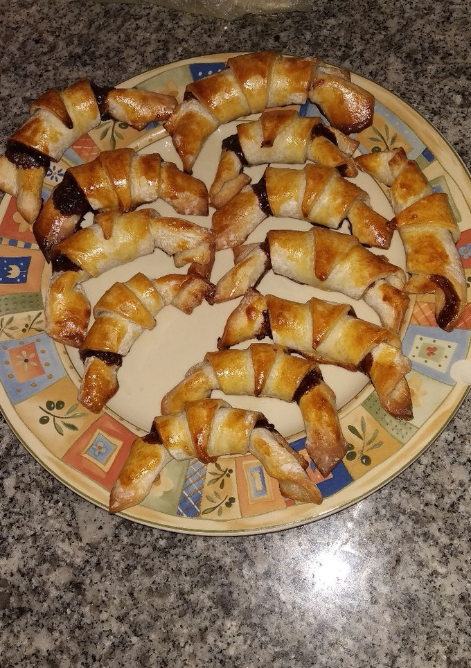 Una foto de Croissant de Nocilla