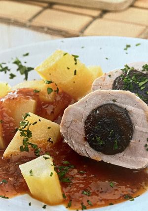 Zdjęcie przepisu Schab ze śliwką (Książka Thermomix).