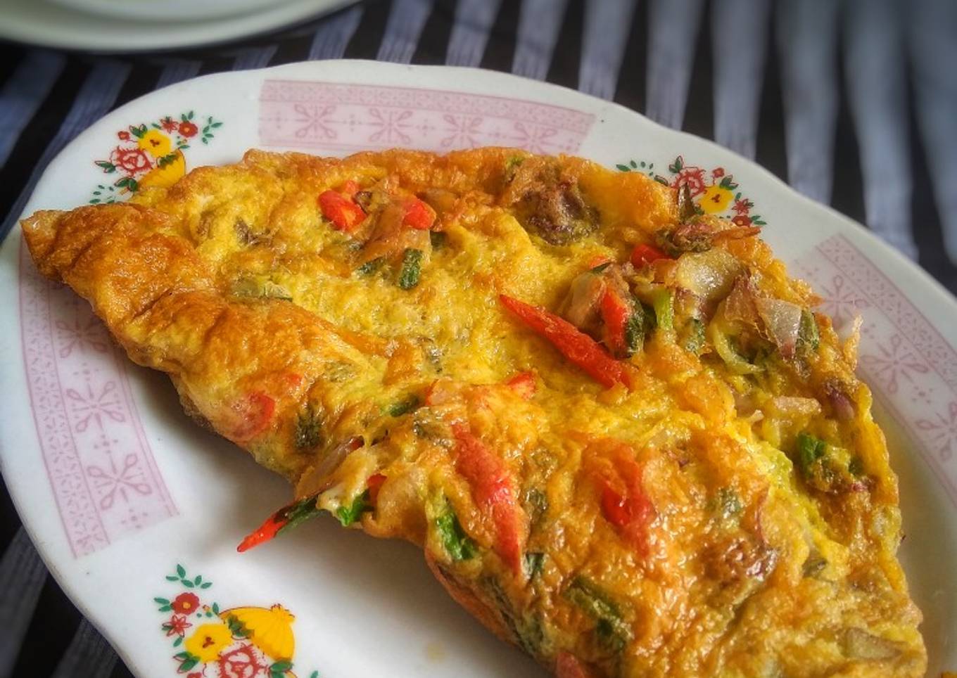 Talua Barendo / Telur dadar Minang