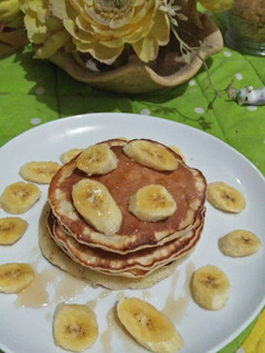 Foto resep Pancake pisang madu