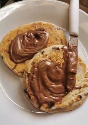 Φωτογραφία της συνταγής Pancakes με σταγόνες σοκολάτας 🥞