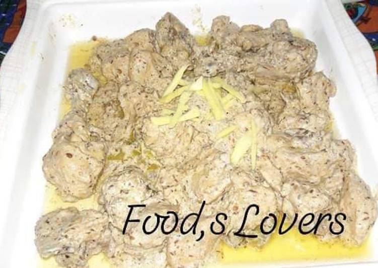 Steps to Make Quick White karahi
