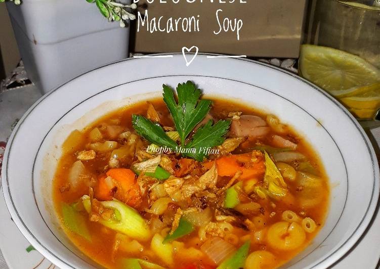 Bolognese Macaroni Soup