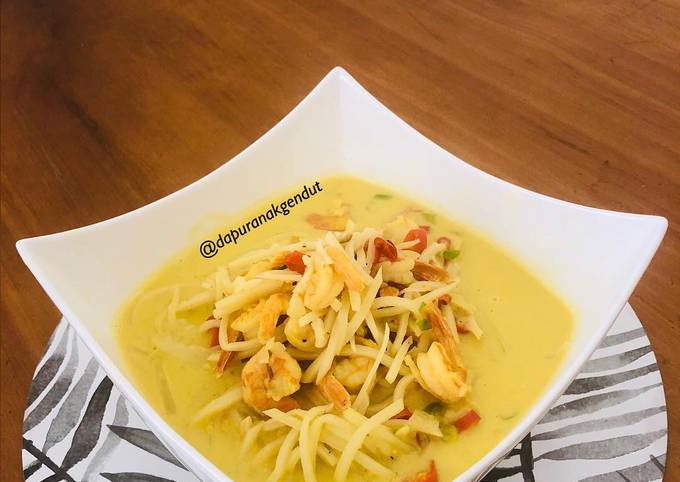 Cara Gampang Membuat Sayur Lodeh Rebung Udang - Sayur Bamboo (Masak Mudah) yang Lezat Sekali