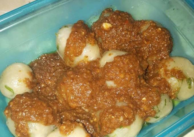 Resep Cilok Bumbu Kacang Oleh Ayu Wulan Cookpad