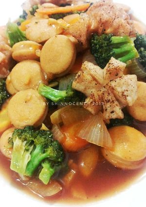 Foto resep Brokoli Sosis Asam Manis