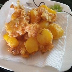 Fried Irish potato with Egg A picture of Fried Irish potato with Egg.