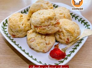 Gambar 👩‍🍳Simple Apricot Scones🍑