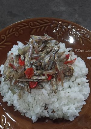 Foto resep Ikan Teri Asin Kukus Bawang Merah
