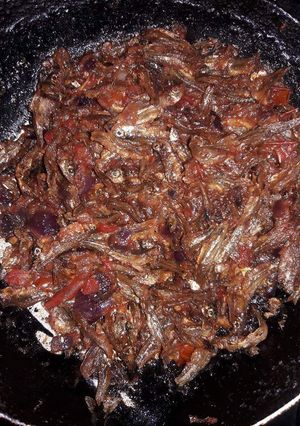 A picture of Fried Omena.