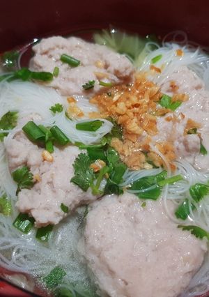 รูปของ เส้นหมี่หมูเด้ง