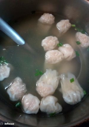 A picture of Winter Vegetable Wonton Soup.