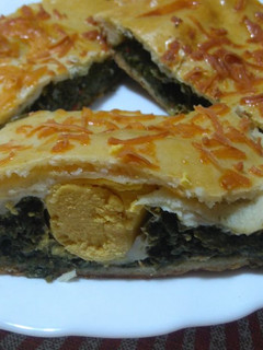 Una foto de Pascualina o empanada de espinacas