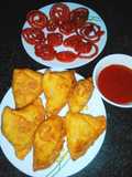 समोसा (बिना लहसुन-प्याज) स्ट्रीट फूड (Samosa (Bina lahsun pyaz) street food recipe in Hindi)