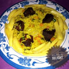 A picture of Simple fried rice.