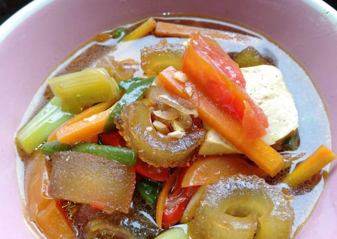 Resep Cecek kecap mix sayuran yang Enak Banget