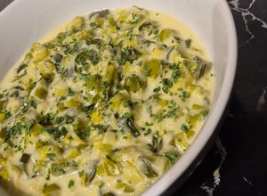 Une photo de Fondue de poireaux au Cookeo infinity