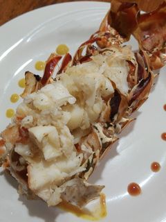 Una foto de Langosta al carbón a lo Bendecido