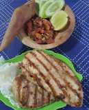 Ayam Bakar Sambal Pecak - menu sehat